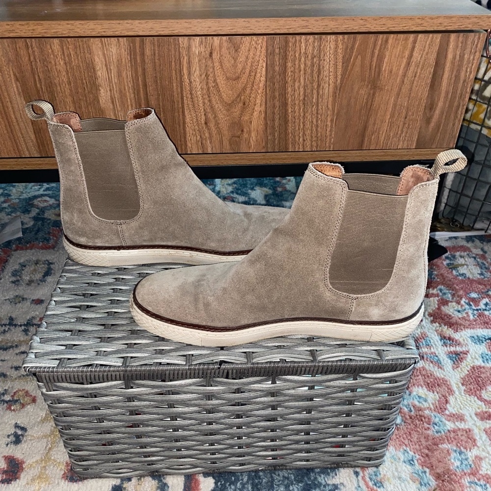 Frye suede Chelsea boots